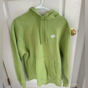 Mens lime green nike sweatshirt SIZE: large